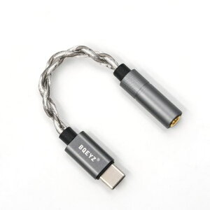 BQEYZ LIN Type C 3.5 mm 4.4mm �I�[�f�B�I�A�_�v�^ �w�b�h�z���W���b�N�A�_�v�^�[ HiFi 32bit 384KHz CX31993 �h���O���w�b�h�z���A���v DAC USB Type C �d�b�Ή� �������P �W���b�N �ϊ�