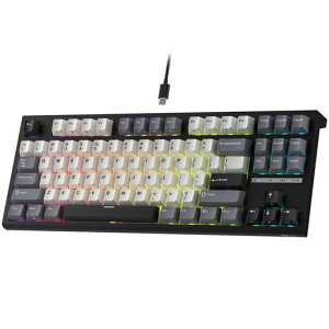 RK ROYAL KLUDGE C87 HE ���s�b�h�g���K�[ �Q�[�~���O�L�[�{�[�h�A87�L�[ TKL �L�� RGB ���J�j�J���L�[�{�[�h�A�z�[�����ʎ��C�X�C�b�`�L�[�{�[�h�A�A�N�`���G�[�V�����|�C���g�����\�A8K Hz