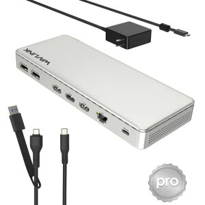 WAVLINK�h�b�L���O�X�e�[�V�����g���v���f�B�X�v���C4K@60HzSM770����USB-C/USB-AHDMIDisplayPort�ϊ�100WPD���dHDMIx3DPx2Thunderbolt5/4/3�Ή�