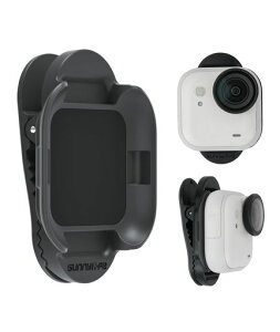 Qanuxy Insta360 GO Ultra �o�b�N�p�b�N�N���b�v 360�x��] �y�ʃR���p�N�g �}�O�l�b�g�����t�� �X�q �� �o�b�O�X�g���b�v�Ή� ���̓��j���N���b�v �A�E�g�h�A�B�e�A�N�Z�T���[