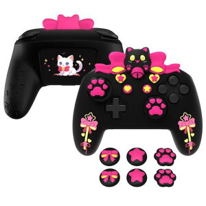 PlayVitalSweetheartKitty�V���R���J�o�[SwitchPro�R���g���[���[�Ή��p?��������~�߃O���b�v�J�o�[�A�X�C�b�`�v���R���Ή��p�W���C�X�e�B�b�N�O���b�v��ی�V���R���P�[�X�y�u���b�N�z