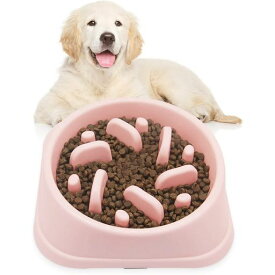 早食い防止 犬食器 ペットボウル 環境にやさしい 耐用 清掃容易 健康志向 食べ過ぎ抑制 胃腸や身体への負担軽減でき 滑り止め付 小型・中型・大型ペット適合