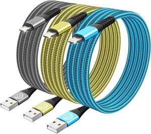 iPhone�[�d�P�[�u���y2M3�{�Z�b�g�z���C�g�j���O�P�[�u��MFI�F�؋}���[�d��R�[�h�ϋvlightning�P�[�u��iPhone14131211ProMaxXRXSSE87Plus65