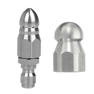amleso回転ノズルスプレーノズル1/4パイプ洗浄機用下水道排水管クリーニング高圧洗浄2個入り