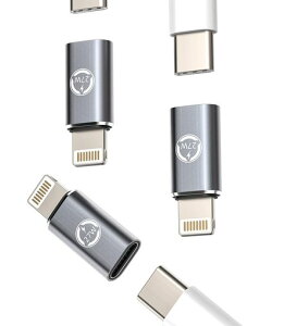 27Wきゅうそく充電アダプタータイプcライトニングコネクタ(3個セット)USBCメスLightningオス急速充電器プラグたいぷc変換アダプタTypecThunderbolt4ケーブルにアップルスマートフォン