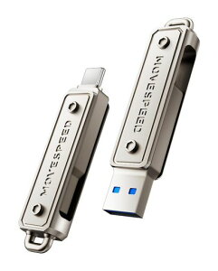 MOVE SPEED USB������ 2in1�y�X�}�z�g�p��&PC�Ή��zUSB3.0 USB-C �^�C�vc �t���b�V�������� �O�t���������ő�Ǎ����x130MB/�b Type-A/Type-C���Ή� ���^ �|�[�^�u�� LJ Series (128, GB)