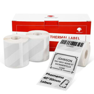 PhomemoM110�Ή������������x���V�[�����M���[�����l�D40mm*30mm��`�^�C�v230������/��3�����M���x���v�����^�[�p�Ɩ��p�n���h���x���[�o�[�R�[�h����V�[���e�[�v���[�������M������p���c