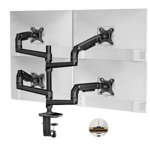 Ergounion(�G���S���j�I��) ���j�^�[�A�[�� 4��� �t���f�B�X�v���C�A�[�� PC�A�[�� ���j�^�[�}�E���g 4�� ���J�j�J���X�v�����O�� �O�����b�g��&�N�����v�� 13~40�C���`�Ή� �ω׏d11.3kg VESA75x�c