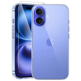 iPhone17用ケースクリアガラスフィルム付き耐黄変耐衝撃TPU対応あいふおん17ケースアイフォン17用クリアケース薄型ワイヤレス充電対応いphone17スマホケースiphone17用携帯ケース