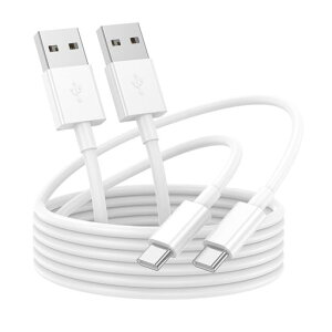 USB C�P�[�u���y1M 2�{�Z�b�g�z USB A to USB-C 3A�}���[�d �^�C�vc �P�[�u�� ���ϋv PD�Ή� �f���h�~ �f�[�^�]�� Type-c �R�[�h for iPhone 17/16/15 Pro/Pro Max�Afor MacBook