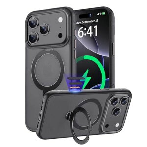 KISECASEiPhone17ProMaxpP[XMagsafeΉCX[dCO}Olbgڒ_360x]X^hJRg[Jo[tϏՌ΂ݖh~߃ACtH17promaxpJo[