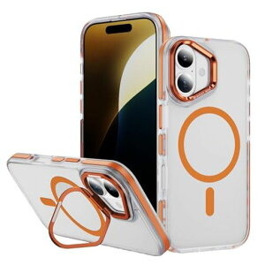 TOO&SOO対応iPhone17ケース半透明magsafe対応いphone17ケースワイヤレス充電対応カメラ保護調整可能ブラケット防指紋黄変防止滑り止め車載ホルダー対応あいほん17スマホケースアイフォン17カバー