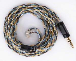 �yJSHiFi-Quartet�zQDC4.4mm���P�[�u�� ��y��+���⍇��+�É͓����� 4.4mm�o�����X�C���z���A�b�v�O���[�h�P�[�u�� ����QDC�C���t�H�������P�[�u�� (QDC4.4mm)