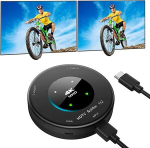 2��ʓ����o�́uJCHICI�vHDMI���z��1����2�o��4Kx2KHDR&3D�r�f�I�Ή�HDMI1.4�X�v���b�^�[PC�}���`�f�B�X�v���CPS5/PS4/PS3/Switch2����m�F�ς�HDTVXboxWindowsMac