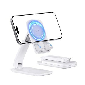 iWALK�X�}�z�X�^���hMagSafe�Ή����}�O�l�b�g�X�^���h�y2025�N�V�o��E2-in-1�Œ���@�E�p�x�������߉\�z�}�O�l�b�g�z���t�b�N�ň����|���܂��݂������R���p�N�g�g�уX�^���h�^�u�c