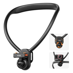 VRIG �l�b�N���X���}�E���g Insta360�Ή��l�b�N���}�E���g �`�F�X�g�X�g���b�v�t�� �A���O���������R �ނ�p��|�� ���b�N�� �����h�~ �ނ� �o�C�N �o�R ���s Vlog�B�e Insta360 X5 /X4 air/Ace/Ace