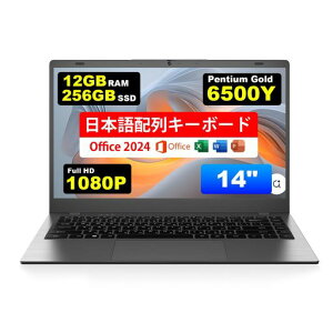 �m�[�g�p�\�R��14�C���`IPS�t��1920x1080FHD�f�B�X�v���C���y�ʔ��^�m�[�gPCOffice2024���ړ��{��L�[�{�[�h6500Y�v���Z�b�T�[12GBRAM256GB��e��SSDBluetooth5.0Wi-Fi5