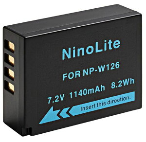 NinoLite NP-W126 �݊� �o�b�e���[ Fuji X-E2 X-A1 X-T10 X-A2 X-T1 X-M1 X-E1 X-Pro1 HS30EXR ���Ή� npw126_t.k.gai