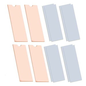 EasycargoノートパソコンM.2ヒートシンクキット銅m.2ヒートシンク+サーマルパッド1mm0.5mmノートパソコン冷却用M.22280SSD(4個パック)