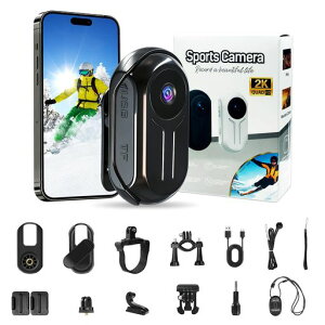 2K �A�N�V�����J���� WiFi �y�X�}�z���m�F�z�E�F�A���u���J���� �{�f�B�J���� ���^�r�f�I�J���� ���]�Ԏ��t���\ �L�p�����Y USB�ڑ� �ő�512GB�Ή� OTG�@�\ Vlog/���s/�A�E�g�h�A/�X�|�[�c�c
