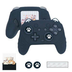 Switch 2 Pro�Ή��R���g���[���[ �ی�P�[�X �X �V���R�����y2025�V�o��-2 in 1�zLwuckbarrt �X�C�b�`2�p �v���R�� �ی�J�o�[ +���b�J�[�L���b�v*2 + ���b�J�ڂ����񃊃��O*4 ����~�� �C��h�~ �]�c