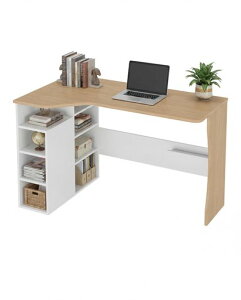 Garvee L���f�X�N �p�\�R���R�[�i�[�f�X�N �w�K�� 120Cm ���[�t�� ���b�N�Z�b�g �׋��� �R���p�N�g PC �R�[�i�[ �z���C�g �I�[�N �ݑ�[�N ���� �ȃX�y�[�X �w�K