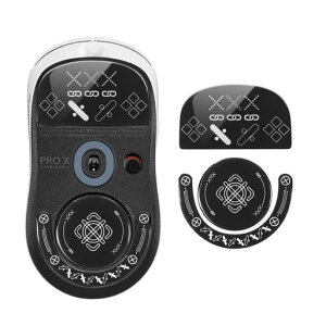 IMMOENUC�}�E�X�\�[����LogicoolGPROXSUPERLIGHT2c�ɓK�����܂��}�E�X�t�B�[�g�}�E�X�̃K���X�t�b�g�p�b�h2.5D�~�`�f�U�C�����^�ϋv���ᖀ�C�Q�[�~���O�}�E�X�A�N�Z�T���[(�\���p�^�[��)