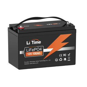 LiTime12V100Ah�����_�S���`�E���C�I���o�b�e���[1280W�d�͏o��100A��BMS4000��ȏ�T�C�N����10�N�g�p�\�R���p�N�g�Ōy��BCI�O���[�v�T�C�Y31LiFePO4
