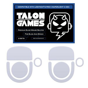TALONGAMES�}�E�X�\�[�����W�N�[��LogicoolGProXSuperlight2DEX�p2�Z�b�g����v���~�A���O���C�h�}�E�X�X�P�[�g�}�E�X�t�B�[�g�p2sets���ϋv���ᖀ�CSuperSmooth