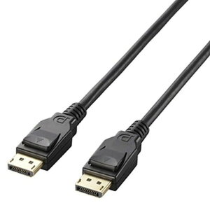 �G���R�� �f�B�X�v���C�|�[�g�P�[�u�� DisplayPort ver1.2 2m CAC-DP1220BK �u���b�N