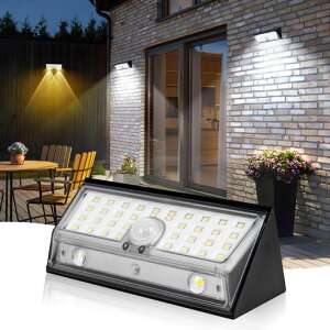 AGOTD�K�[�f�����C�g���O�\�[���[�l���Z���T�[�t��2�F�؂�ւ�38LED4�Ɩ����[�h�Ǌ|�������_��IP65�h�����P�x�ȃG�l���֒뒓�ԏ�\�D���t�F���X�p�����F/�d���F(1�Z�b�g)
