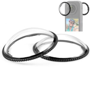 PULUZ �X�|�[�c �J���� �����Y �L���b�v�AInsta360 X4�p PC �f�ރJ���� �����Y �|�e�N�^�[Insta 360 X4�̉�]�����Y�̊Ď��ی�J�o�[�̂���95% �����ߗ��A�N�V�����J���������Y�A�N�Z�T���[�X�N���c
