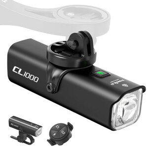 TOWILD CL1000 ���]�ԃ��C�g LED �t�����g���C�g USB-C�[�d�� 1000���[���� ���C�����X�����R���t�� ���[�h�o�C�N���C�g �hῃ����Y ���t���E�݂艺���Ή� �����_�� 4000mAh��e�� IPX6�h�� Type-C�[�d