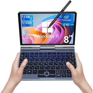 KOOSMILEUMPC8�C���`�A2in1�m�[�g�p�\�R��8�C���`Win11Pro�^�b�`�p�l�����^�m�[�g�p�\�R�����{��L�[�{�[�h����12GBLPDDR5RAM�A1TBM.2SSDWi-Fi6�ABluetooth