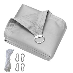 YEZOND �T���V�F�[�h�h�� 2M*2M �O���[ �������V�F�[�h �J�悯 �Ռ��l�b�g ���O �� �x�����_ �ډB�� �l���ɂ�D�^���^���o�b�N�����t�� 401D�|���G�X�e�� �^�[�v �ȒP�ݒu