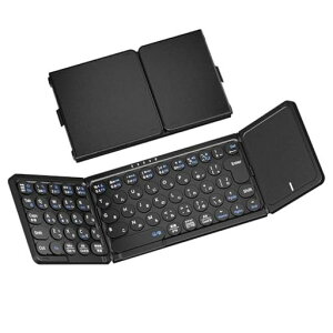 Omikamo�L�[�{�[�hBluetooth�܂��ݎ����C�����X�^�b�`�p�b�h�t��JIS�W�����{��z��ی^�����t���T�C�Y���^���EShift�L�[/L�^Enter�L�[����ipadiOS/Windows/Mac�Ή�3��f�o�C�X�Ή�