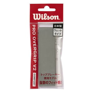 Wilson(�E�C���\��) �e�j�X �o�h�~���g�� �O���b�v�e�[�v �v���I�[�o�[�O���b�v V2.0 1���� �O���[ WR8449703001 �E�B���\��