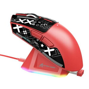 MAMBASNAKExATTACKSHARKX11���y�ʃQ�[�~���O�}�E�X60gRGB�}�O�l�b�g�[�d�X�^���h3���[�h�ڑ�2.4Ghz/Bluetooth/Type-C�_�u��Bluetooth�`�����l��6���x��DPI�ؑ�