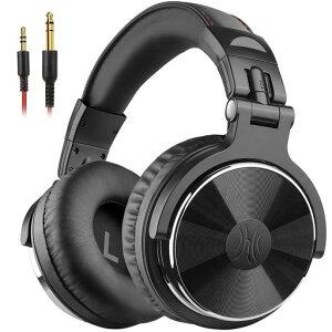 OneOdio Pro10 �L���I�[�o�[�C���[�w�b�h�z�� 50mm�h���C�o�[ �ቹ DJ���j�^�[ �X�^�W�I�^��/�~�L�V���O�p �u���b�N