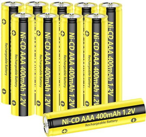 PKCELL�P4�`�[�d�r1.2V�j�J�h�[�d�rNICDAAA400mAh���肵���[�d�A���͂ȑϋv��10�{��