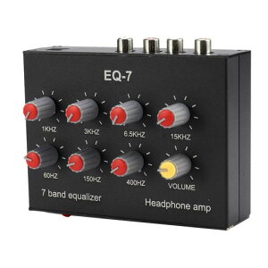 Xsdjasd EQ-7 �J�[�I�[�f�B�I�w�b�h�Z�b�g�A���v 7�o���hEQ�C�R���C�U�[ 2�`�����l���f�W�^���T�E���h�C�R���C�U�[