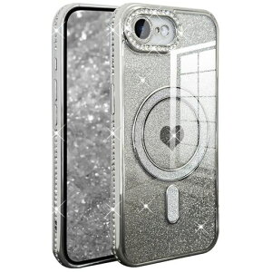 YUYIB�X�}�z�P�[�X�Ή�iPhone17e/16e�P�[�XMagSafe�Ή��N���A���b�L���H�h�����n�[�g�V�[�����炫��u�����u�������킢���������y�ʔ��^�Ռ��z�������X�g���b�v������A�C�t�H��17e/16e