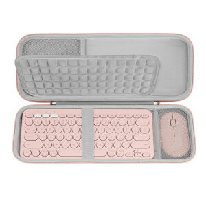 Geekria���[�P�[�X�݊��i���W�N�[��LogicoolK380+PebbleM350���C�����X�L�[�{�[�h�����}�E�X�n�[�h�V�F���g���x���L�������O�o�b�O(�s���N)