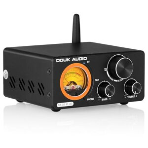 DoukAudio ST-01PLUS Bluetooth5.2 TPA3255 �f�W�^���A���v300W: 2.0/2.1 �`�����l�� - �p���[�A���v - VU���[�^�t�� - RCA/MM phono