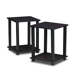 �t���m(Furinno) Simplistic �G���h�e�[�u�� 2 ��Z�b�g �J���[:�_�[�N�E�H���i�b�g