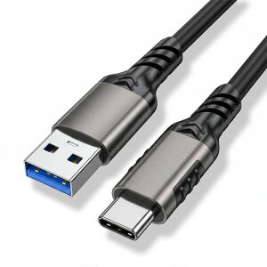 USB Type-C �P�[�u�� 1M USB-A to USB-C�P�[�u�� �y10Gbps�f�[�^�]�� 3A�}���[�d�z USB3.2 Gen2�W�� QC3.0�Ή� MacBook Pro/Air�AGalaxy�APixel�AXperia���^�C�vc�@��Ή�
