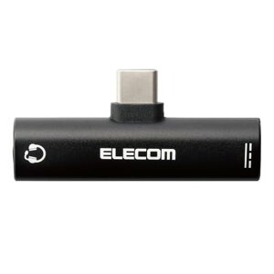 �G���R�� �ϊ��A�_�v�^ usb c - �C���z���W���b�N 4�� ��3.5mm ���d�@�\�t�� 60W USB PD�Ή� [�[�d���Ȃ���C���z�����g����] �yiPhone 17 �V���[�Y �Ή����؍ρz �u���b�N MPA-C35PDECBK