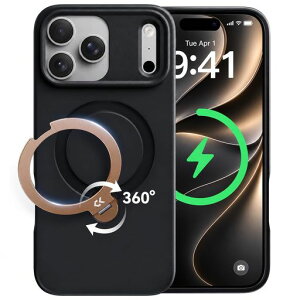 CASEKOO iPhone 18Pro/17 Pro �p �P�[�X �y2026�ō�����&��_360�x��]�z MagSafe�Ή� �ČRMIL�K�i 360°�S�����ϏՌ� ���c���� �ϏՌ� MagSafe�Ή� �}�b�g�d�グ ���ϖh�~ ���C�����X�[�d�Ή�
