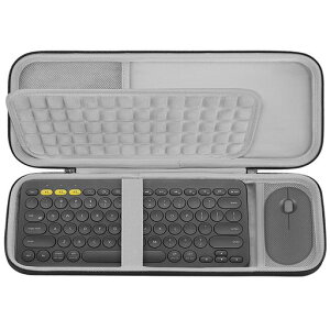 Geekria���[�P�[�X�݊��i���W�N�[��LogicoolK380+PebbleM350���C�����X�L�[�{�[�h�����}�E�X�n�[�h�V�F���g���x���L�������O�o�b�O