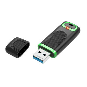 VansunyUSBメモリ64GBUSB3.0高速データ転送大容量フラッシュドライブフラッシュメモリキャップ式(緑)